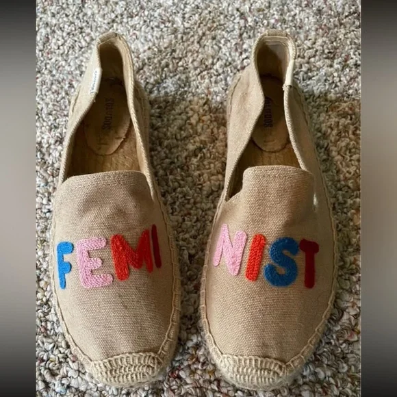 Soludos Beige Espadrilles with Colorful Embroidery - Picture 1 of 3